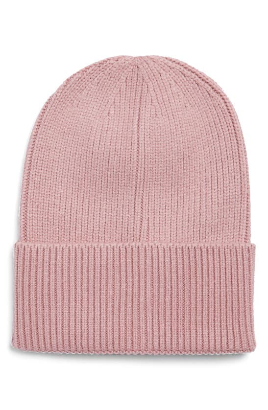 Melrose And Market Everyday Ribbed Beanie In Pink Zephyr