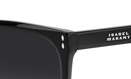 Isabel Marant In Love 57mm Gradient Square Sunglasses In Black/grey Shaded