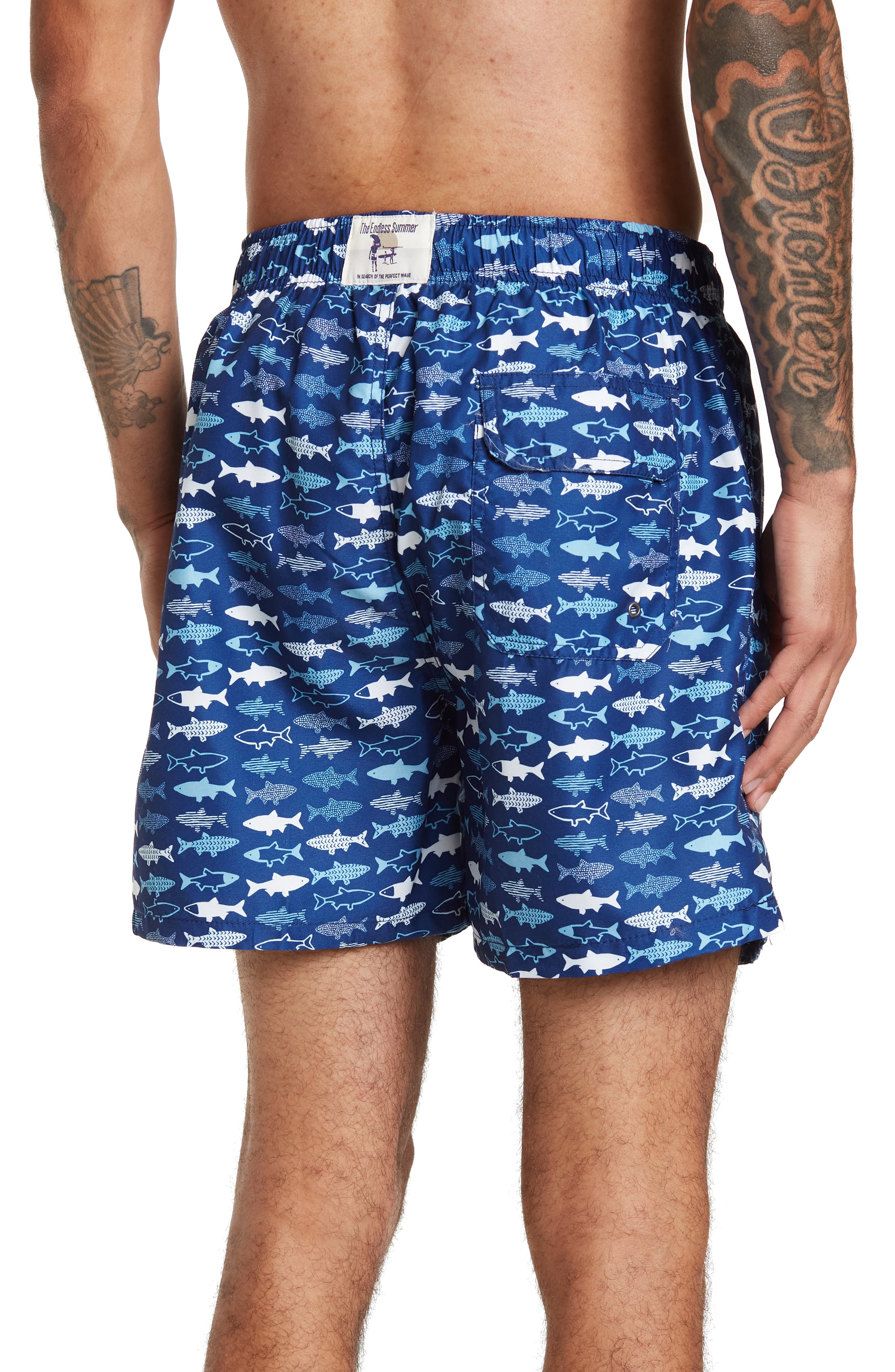 THE ENDLESS SUMMER Fish Swim Trunks 