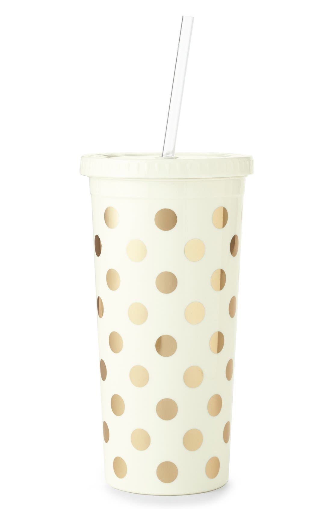 kate spade new york gold dot insulated tumbler Nordstrom