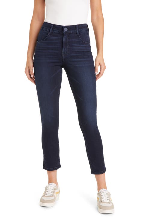 Waist & Waste 'Ab'Solution High Waist Ankle Skimmer Jeans (Nordstrom Exclusive)