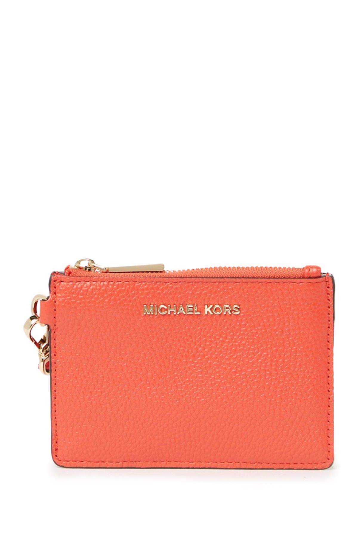 michael kors leather coin purse