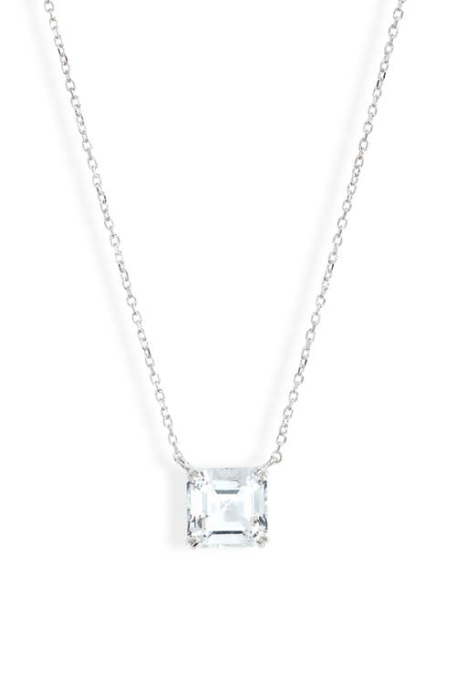Anzie Jac + Jo Harper Stone Pendant Necklace In Clear