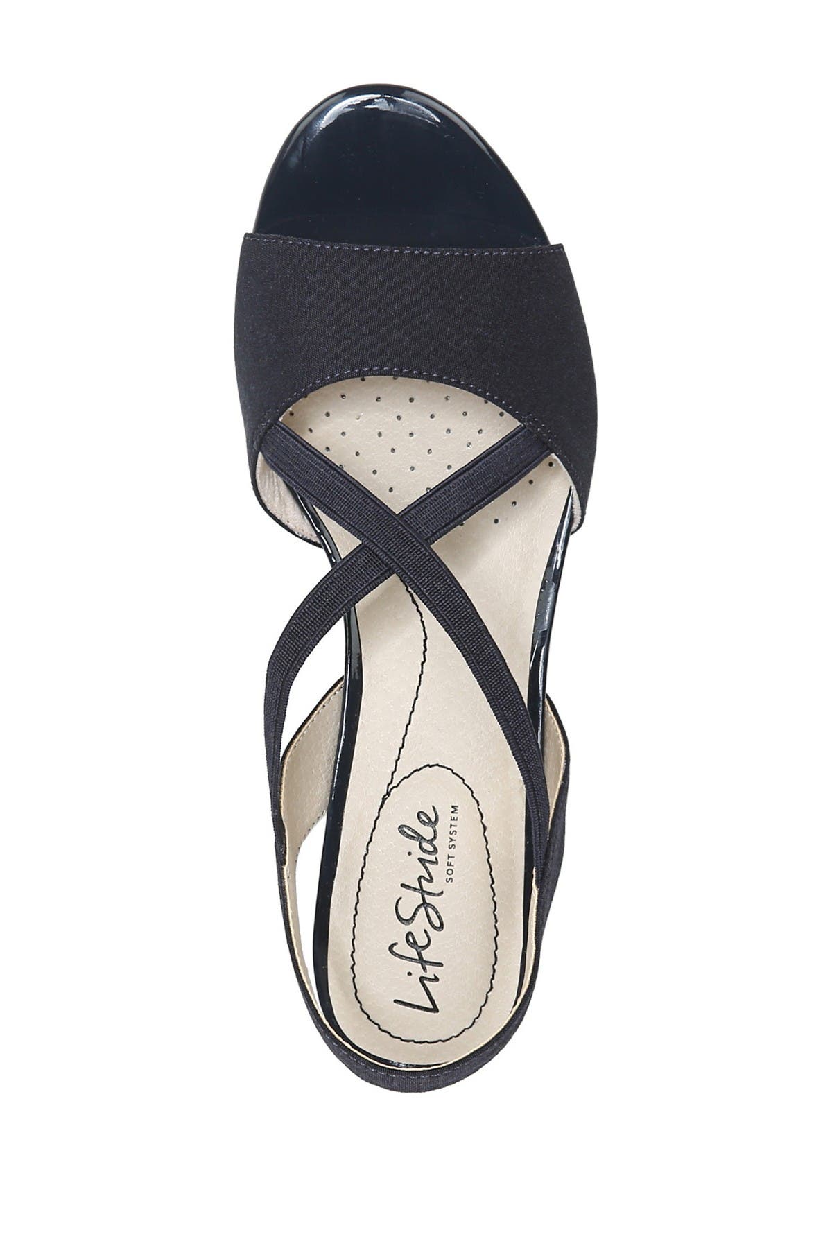lifestride yolo women's wedge sandals