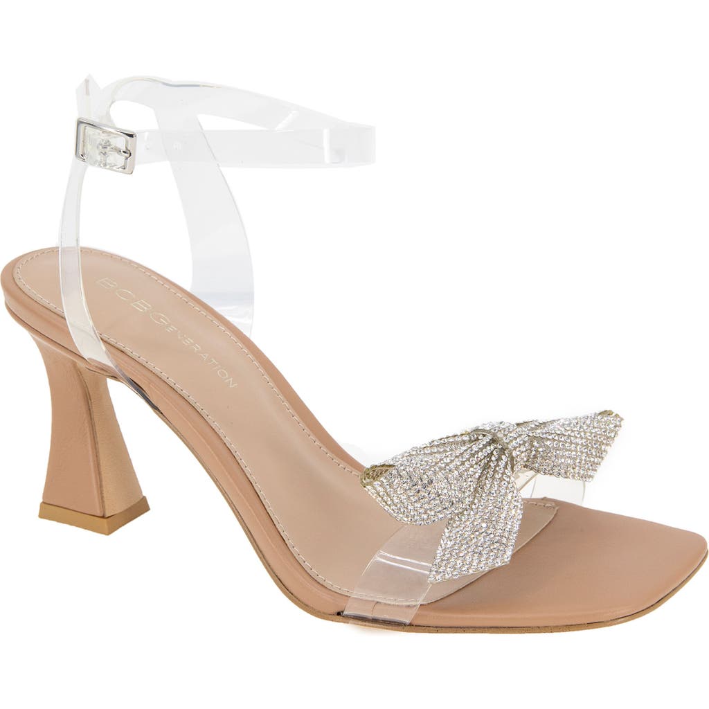 Bcbg Relso Sandal In Clear/tan
