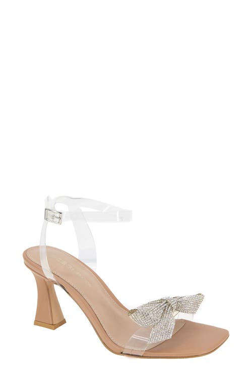 bcbg Relso Sandal Clear/Tan at Nordstrom,