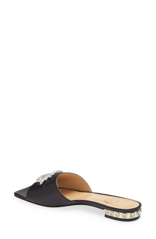 Shop Nalebe Aurum Slide Sandal In Black