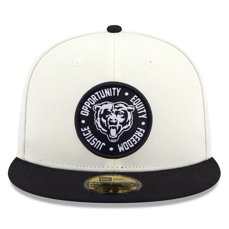 New Era Cream/black Chicago Bears 2022 Inspire Change 59fifty Fitted