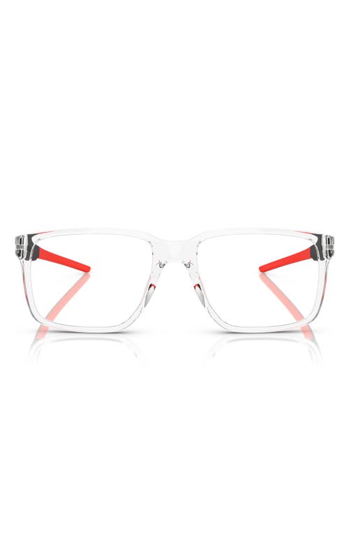 Scuderia Ferrari 56mm Square Optical Glasses In Crystal