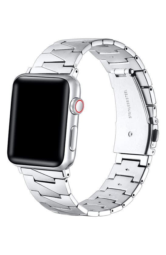 Shop The Posh Tech Stainless Steel Apple Watch® Watchband In Silver