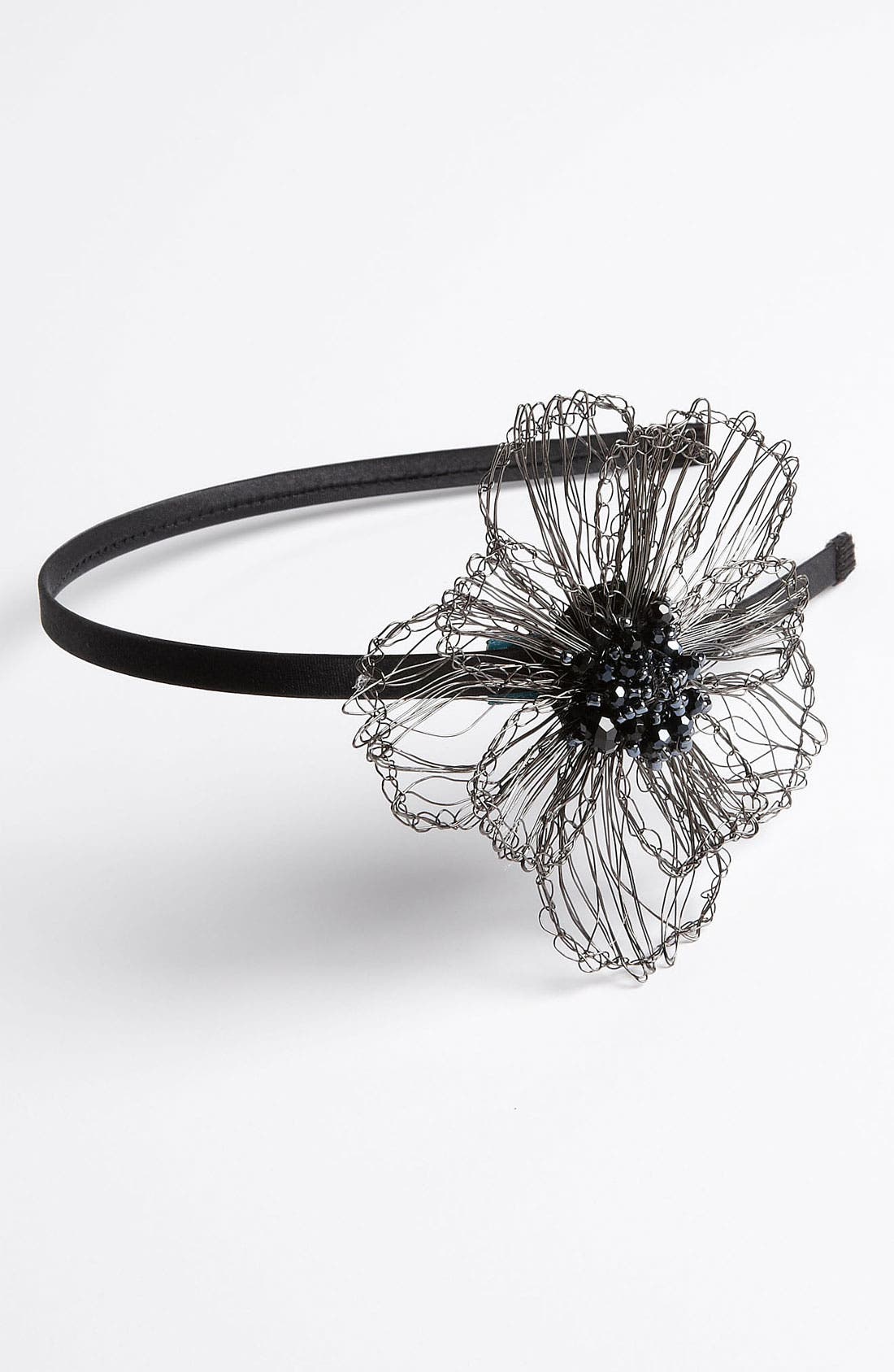 wire flower headband