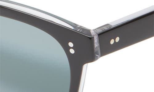 Maui Jim 52mm Round Core Sunglasses In Black Black Grey