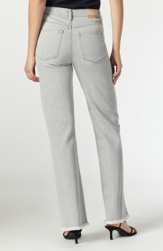 Shop Mavi Jeans Victoria Super High Waist Wide Leg Pants<br /> In Stone Natural Dye