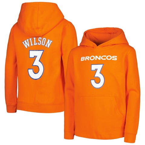 Infant Russell Wilson Orange Denver Broncos Mainliner Name & Number T-Shirt