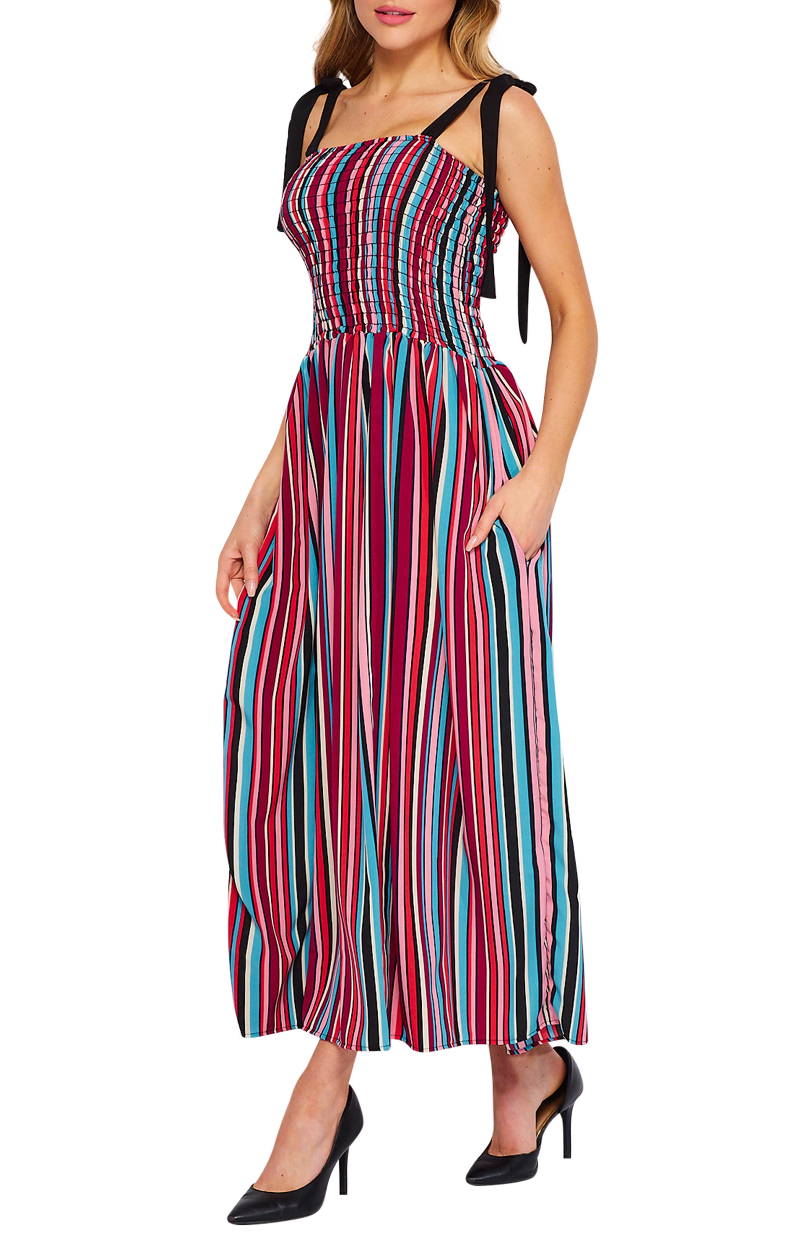 Velvet Torch Striped Maxi Dress in Multi Stripe at Nordstrom Rack, Size X-Small