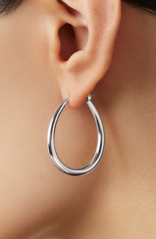 Shop Ana Luisa Hoop Earrings In Silver