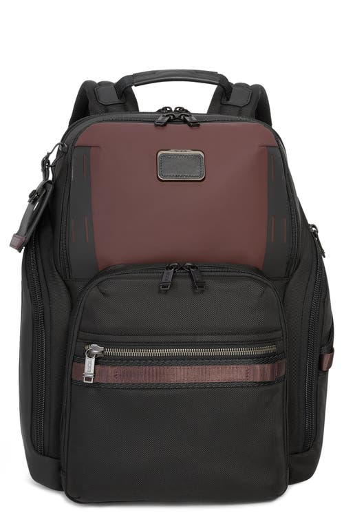 Shop Tumi Search Nylon Backpack In Oxblood