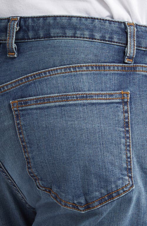 Shop Johnston & Murphy Straight Leg Jeans In Light Wash