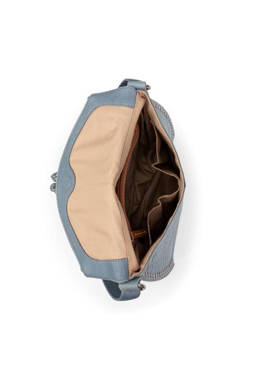 The Sak Silverlake Flap Crossbody In Blue