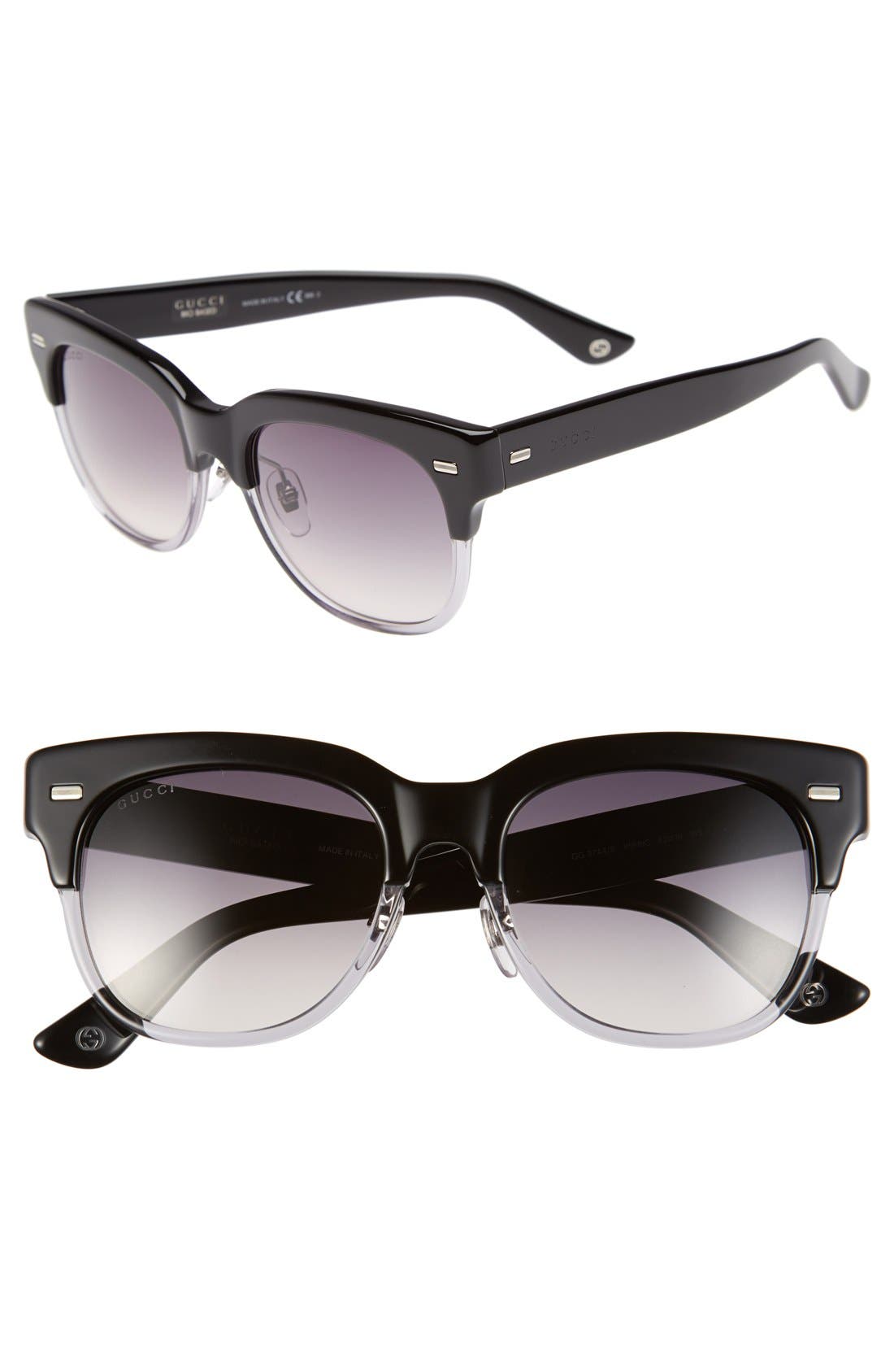 Gucci 52mm Retro Sunglasses Nordstrom