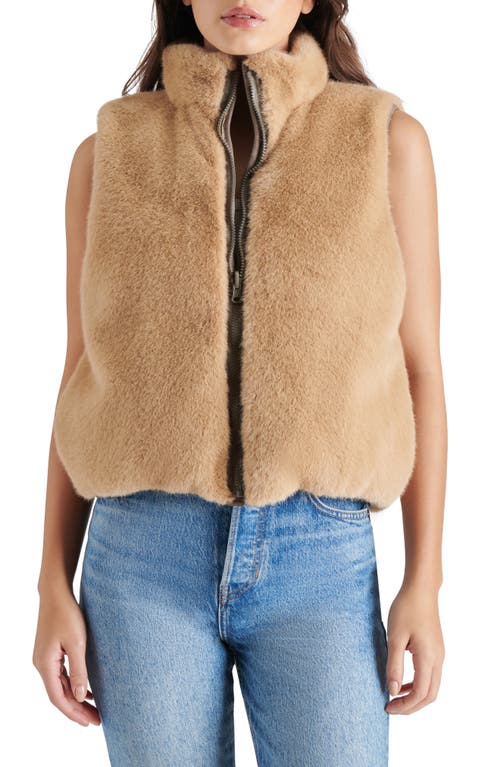 Steve Madden Brady Reversible Quilted Vest In Grey