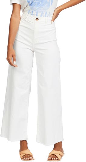 Billabong Free Fall Stretch Crop Wide Leg Pants | Nordstrom