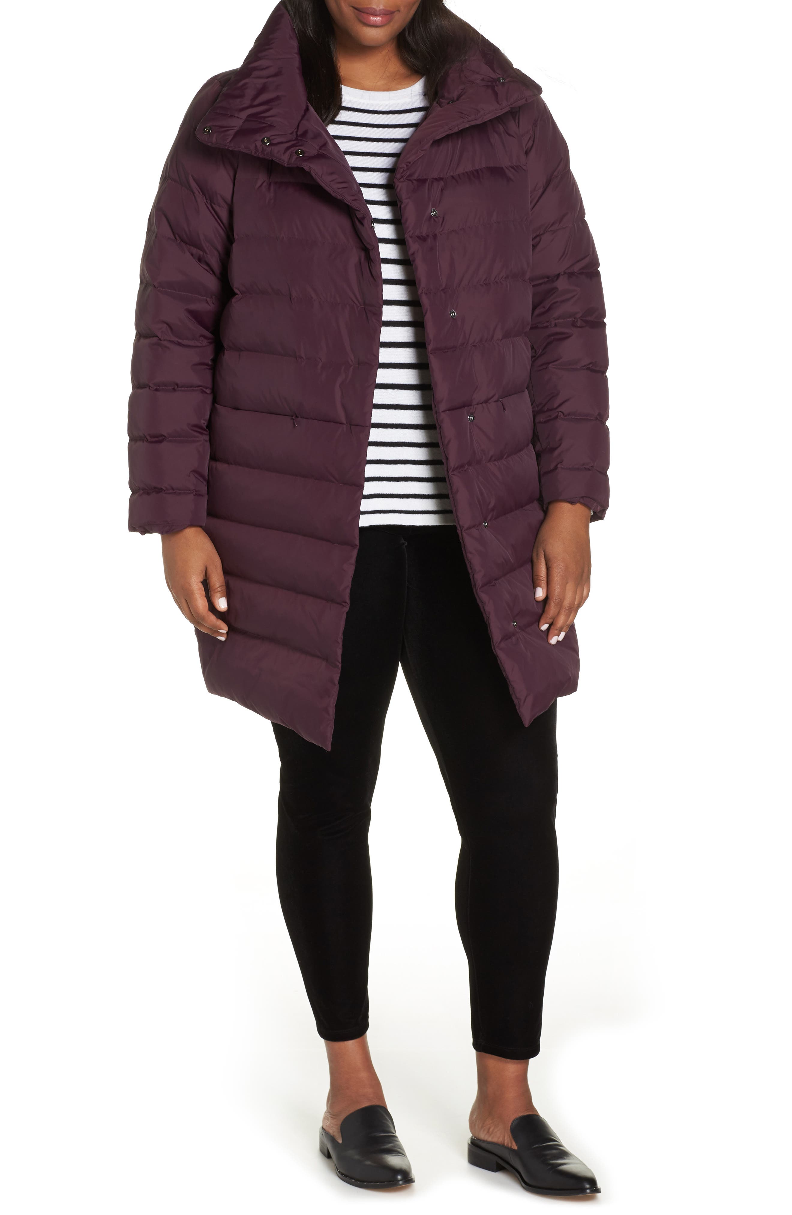 Eileen Fisher Stand Collar Puffer Coat Shop, 51% OFF | nooralyaghin.com