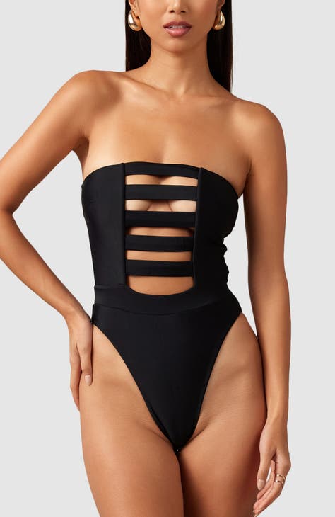 Women s Strapless Swimwear Bathing Suits Nordstrom