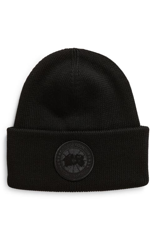 CANADA GOOSE CANADA GOOSE ARCTIC DISC MERINO WOOL TOQUE BEANIE