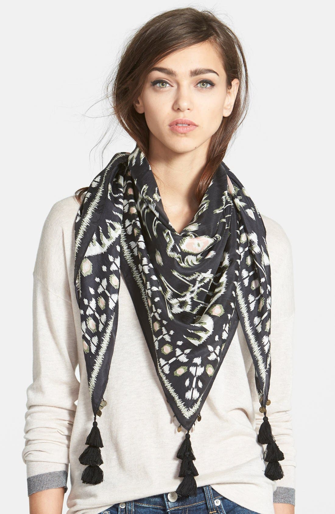 Lucky Brand 'Cleobella' Silk Scarf Nordstrom
