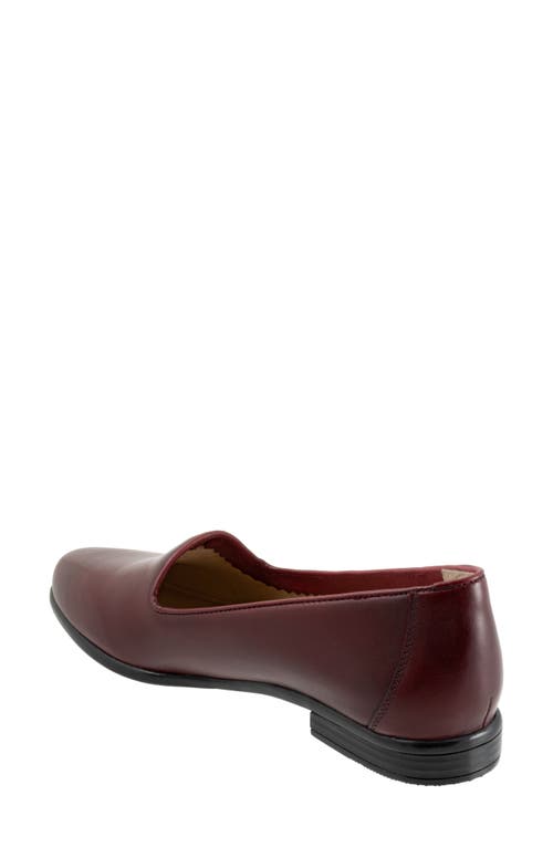 Shop Trotters Liz Lux Flat In Oxblood