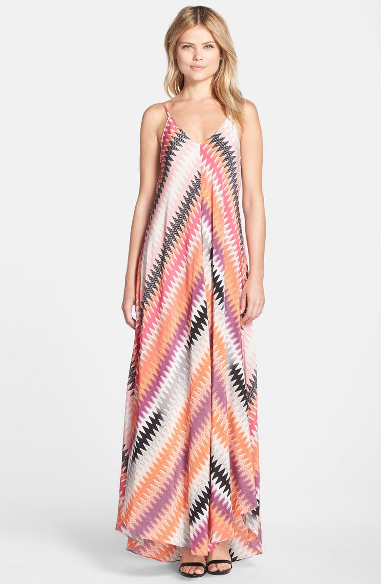 Charlie Jade Geo Print Silk Crepe Maxi Dress | Nordstrom