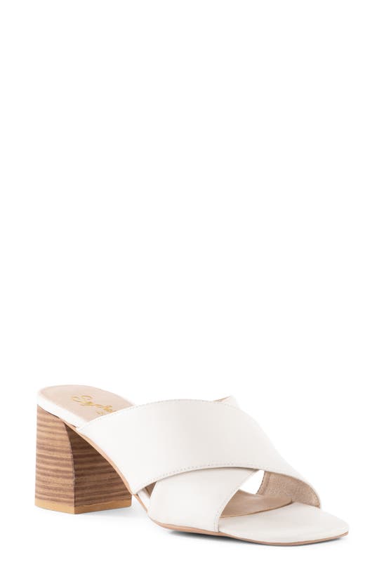 Shop Seychelles Papaya Slide Sandal In Off White