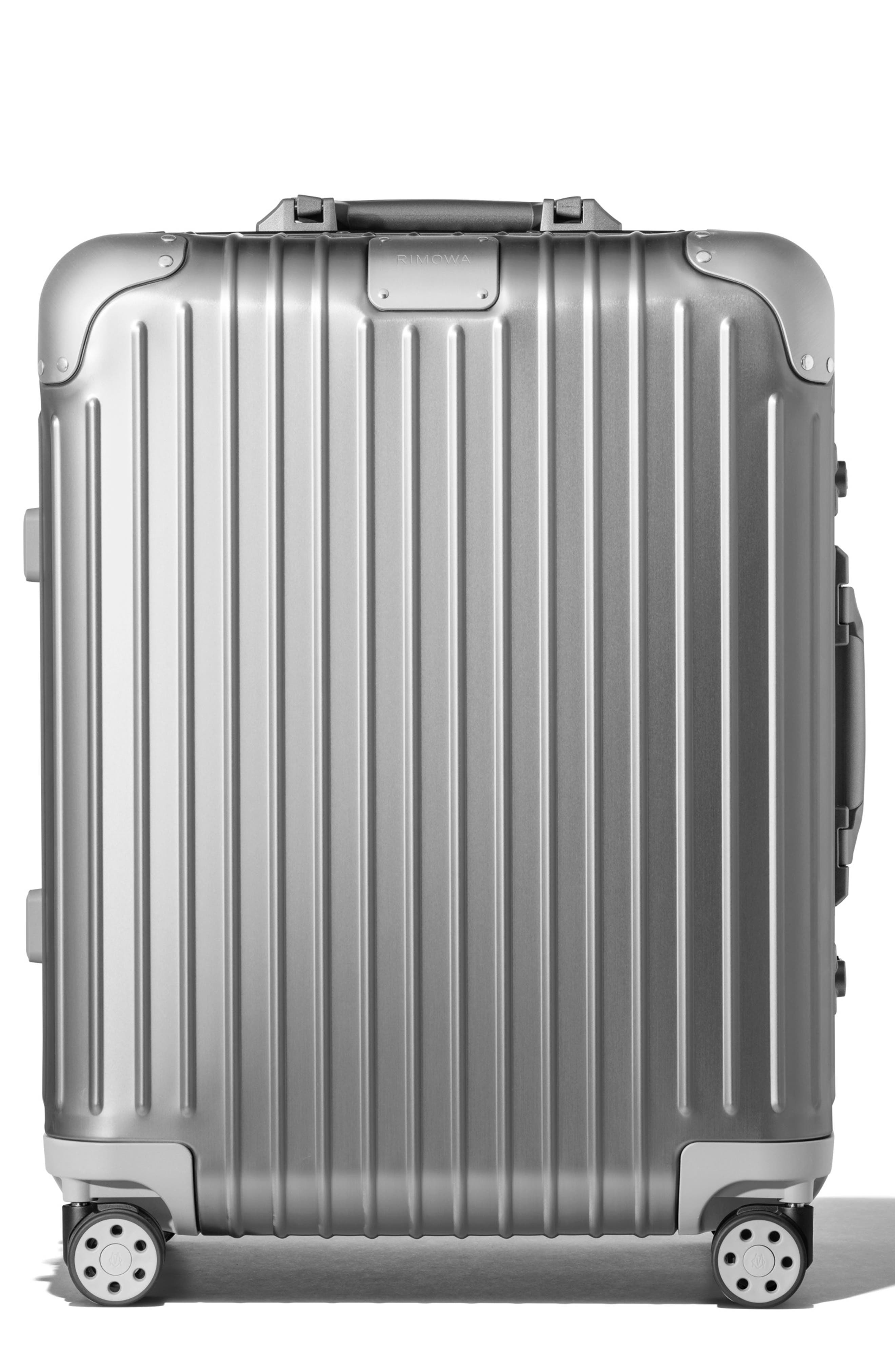 Original Cabin Carry-On Aluminium Suitcase, Silver