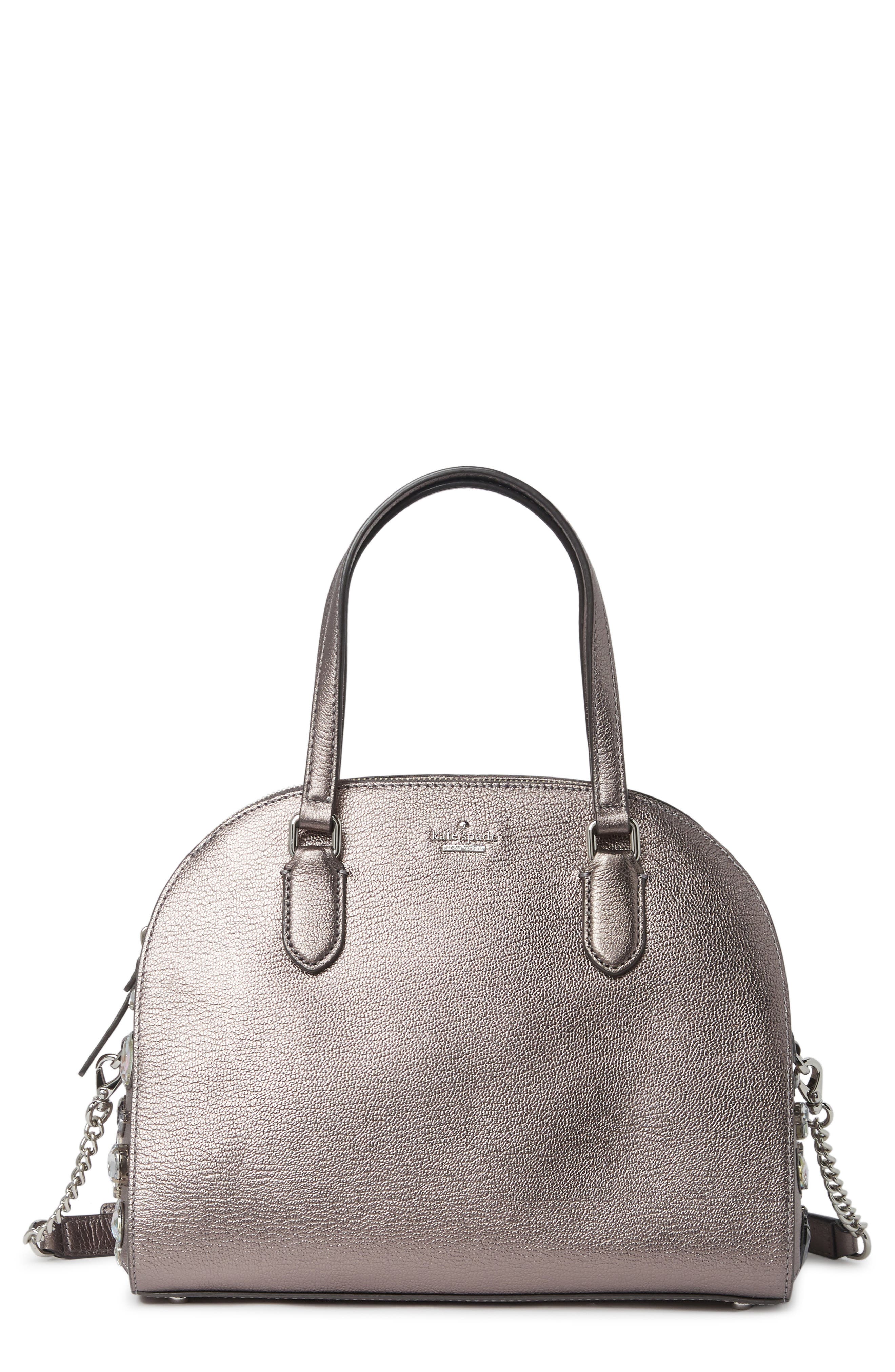 kate spade gunmetal bag