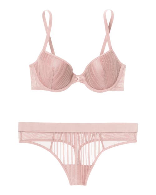 Naia Holly Unlined Demi Bra In Medium Beige