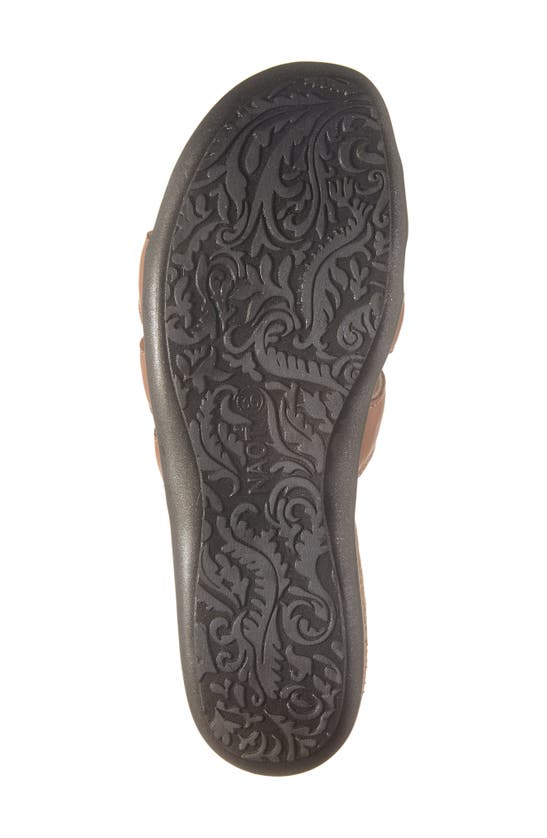 Naot Liv Slide Sandal In Caramel Leather