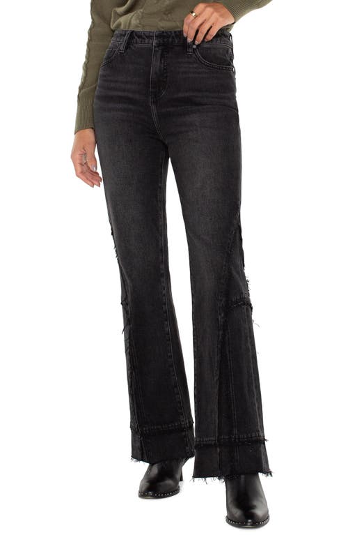 Shop Liverpool Hannah Seamed High Waist Flare Jeans In Mooreland