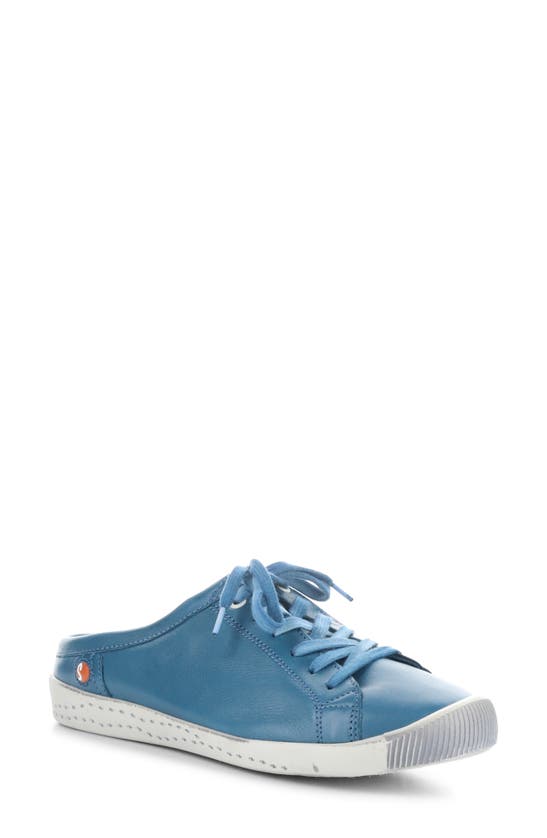 Softinos By Fly London Idle Sneaker In Blue Denim Washed