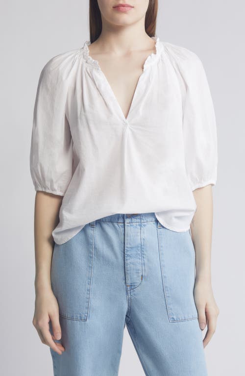 XÍRENA Jules Poplin Top White at Nordstrom,