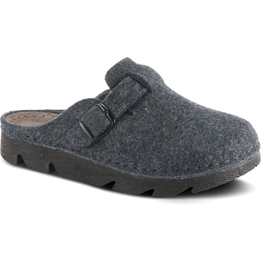 Flexus By Spring Step Clogger Mule In Navy