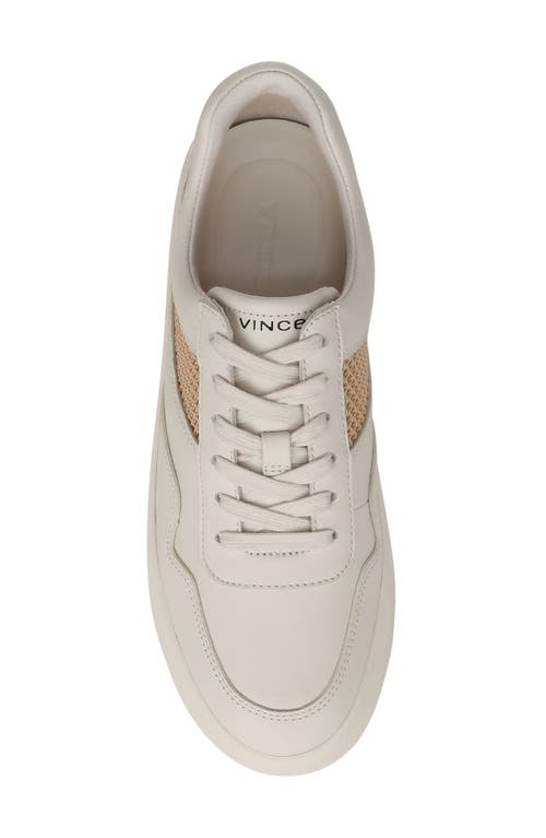 Shop Vince Warren Ii Platform Sneaker In Milk/macadamia