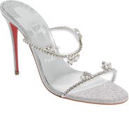 Christian Louboutin Just Queen Crystal Embellished Slide Sandal