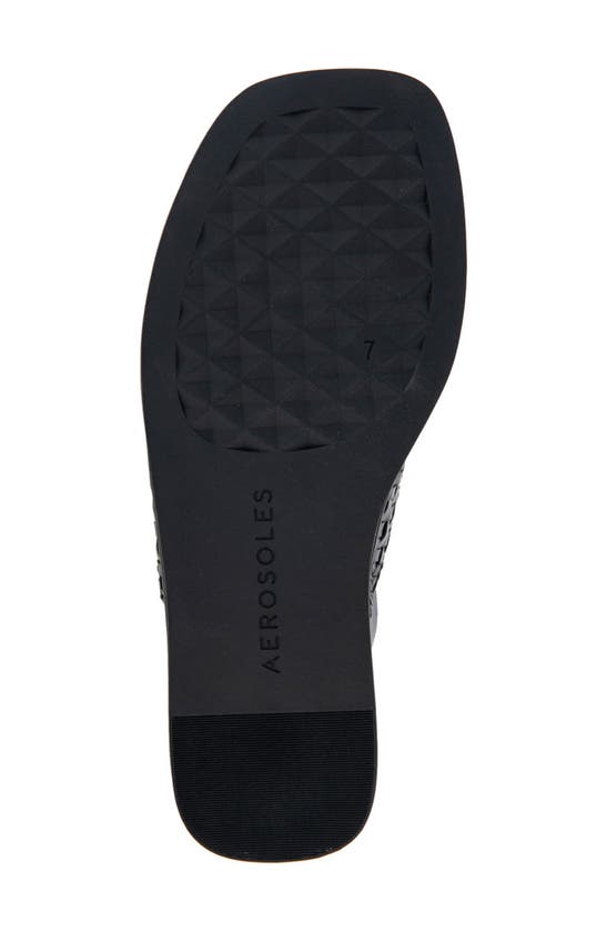 Shop Aerosoles Broome Slingback Sandal In Black Pu