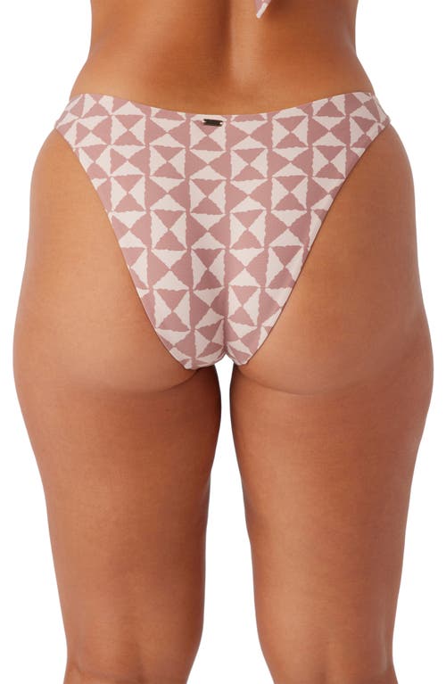 Shop O'neill Saltwater Essentials Flamenco Bikini Bottoms In Rose Dust