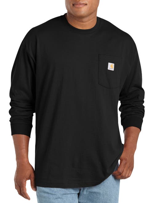 Shop Carhartt Long-sleeve T-shirt In Black