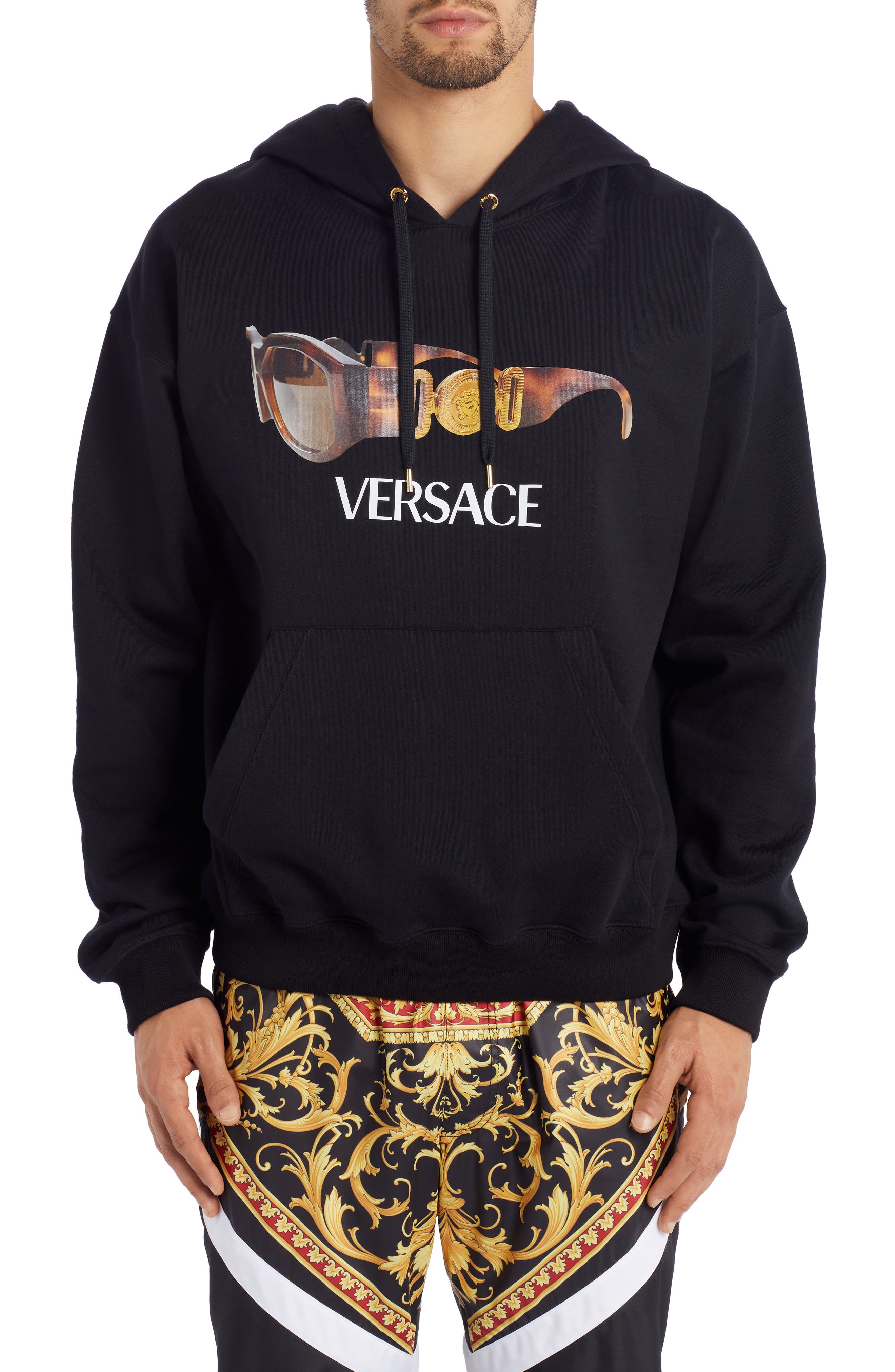 versace hoodie mens