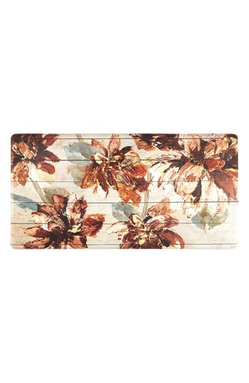 J&v Textiles J And V Textiles Anti Fatigue Kitchen Mat In Floral