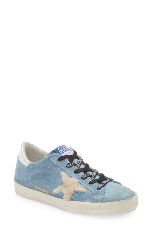 Golden Goose Super-Star Low Top Sneaker in Denim at Nordstrom, Size 8Us