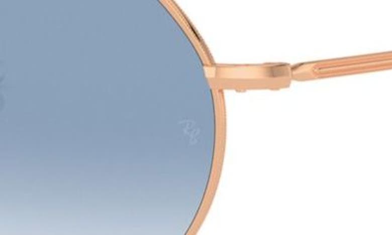 Ray Ban Jack 55mm Irregular Sunglasses In Rose Gold